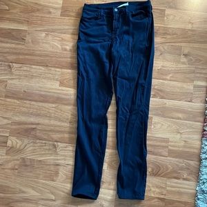 Navy J Brand high rise skinny